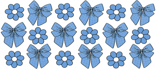 Blue Bows & Flowers