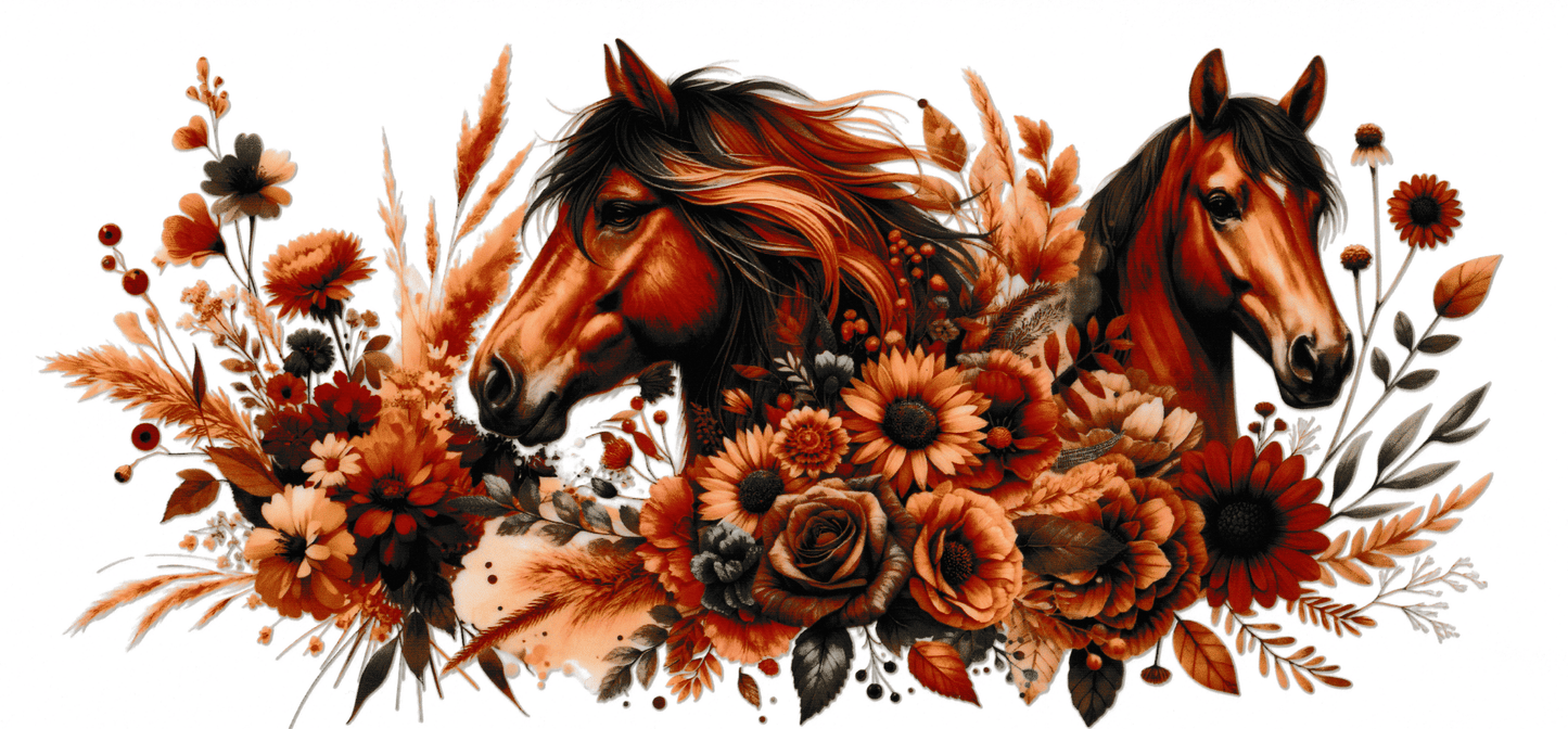 Horses & Flowers