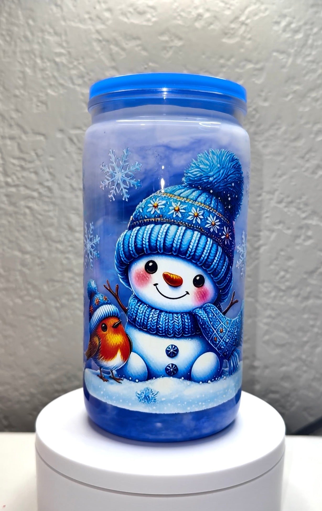 Snowman Milkshake Cup