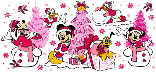 Mickey Mouse - Pink Christmas With Friends