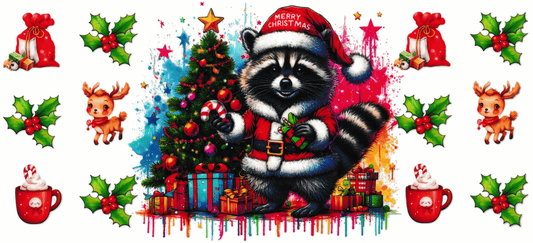 Paw-liday Raccoon