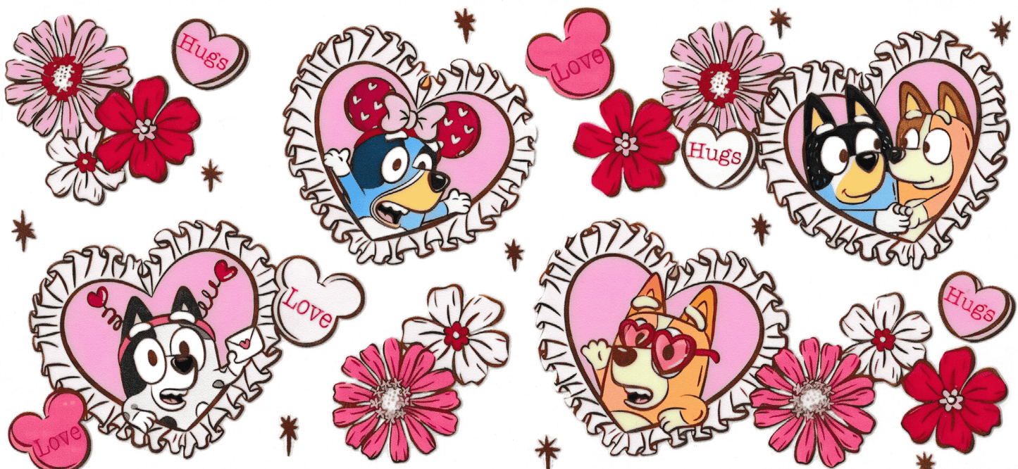 Bluey - Valentine's Day Hearts