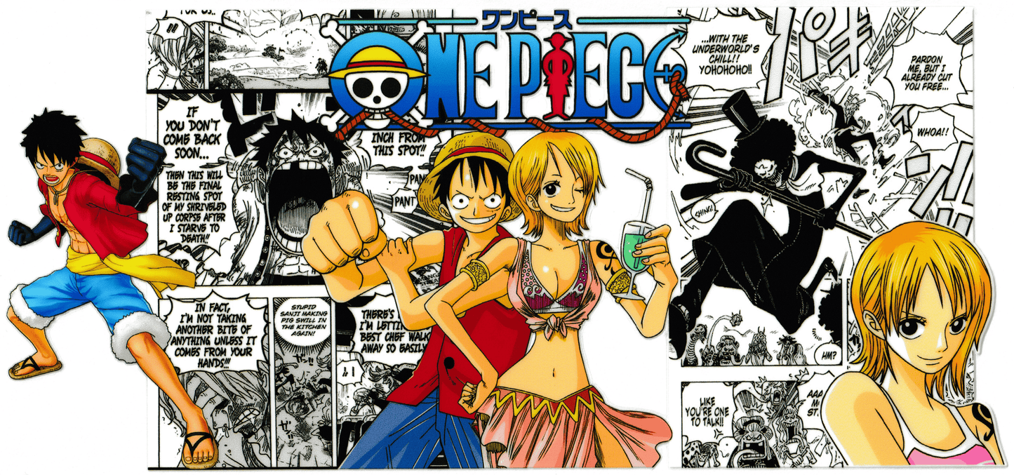 One Piece - Monkey D. Luffy & Nami