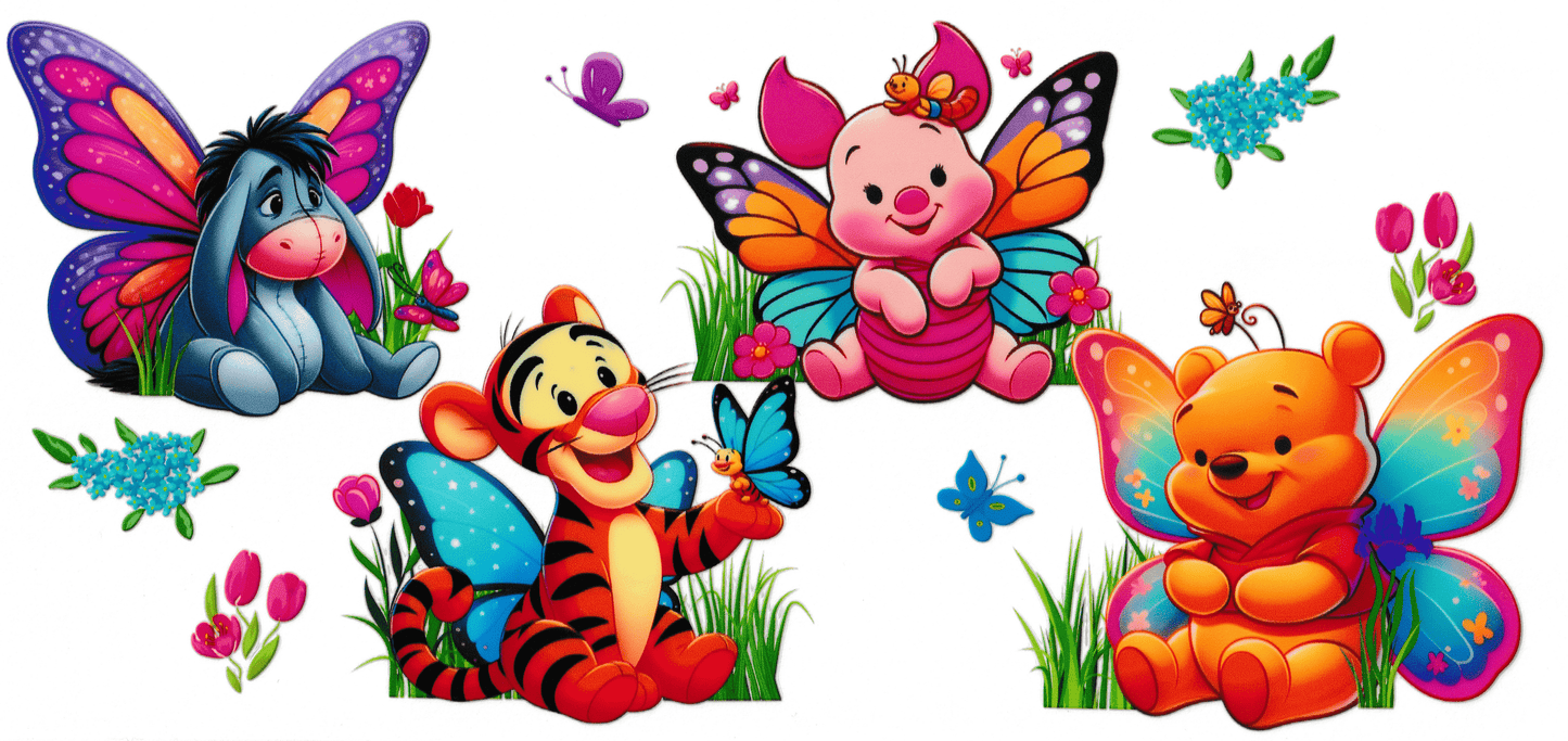 Winnie The Pooh - Butterflies