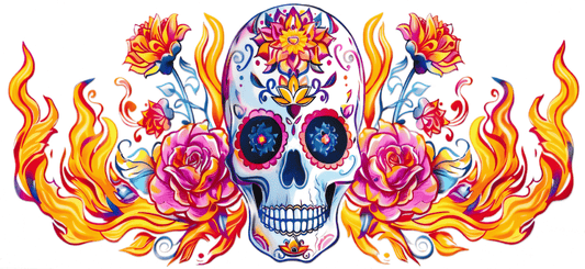 Flamed Skull
