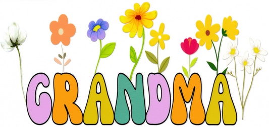 Grandma With Flowers