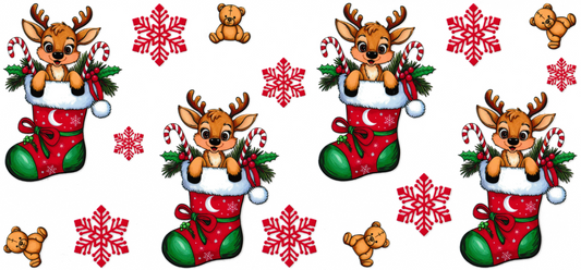Reindeer In Stockings