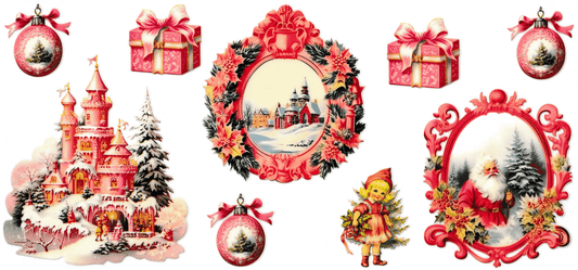 Pink Vintage Christmas