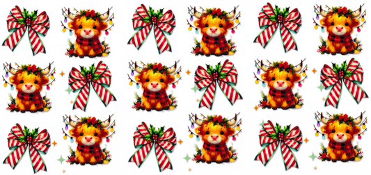 Christmas Highland Cows