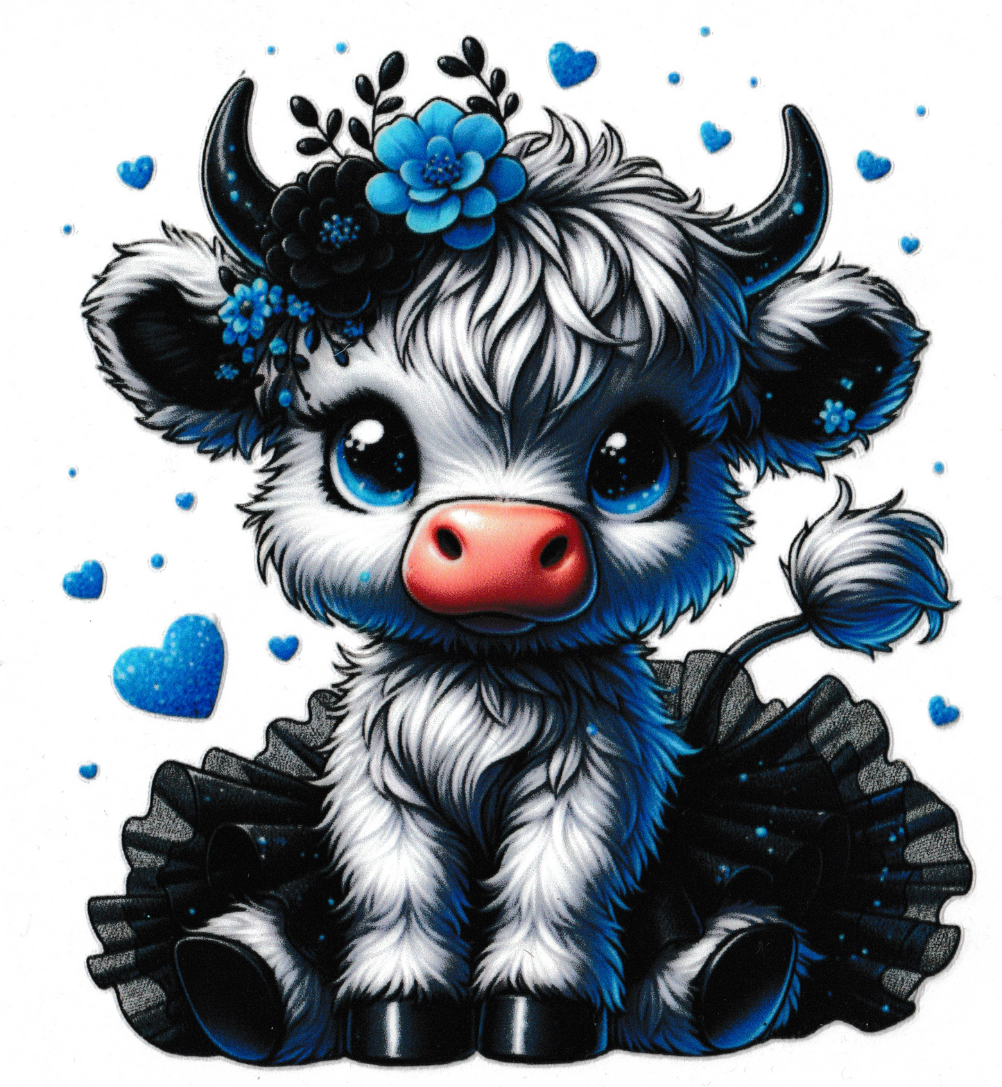 Blue Princess Highland Cow