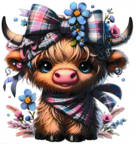 Penelope Plaid Highland Cow