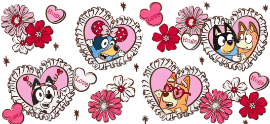 Bluey - Valentine's Day Hearts