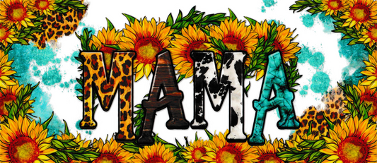 Mama With Sunflowers
