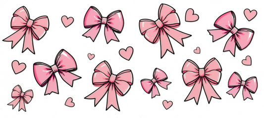 Pink Bows & Hearts