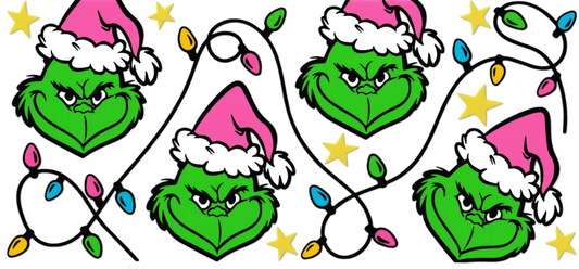Grinch - Pink With Lights
