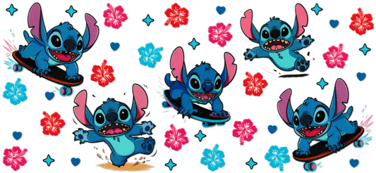 Lilo & Stitch - Stitch Skateboarding