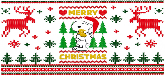 Peanuts - Snoopy Christmas Sweater Print