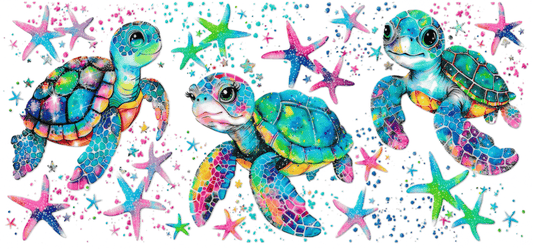 Tie-Dye Sea Turtles