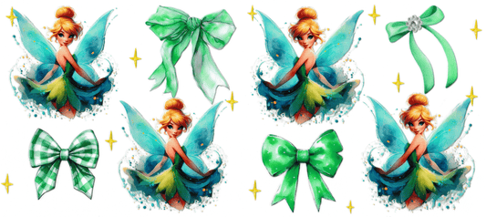 Peter Pan - Tinkerbell With Green Bows